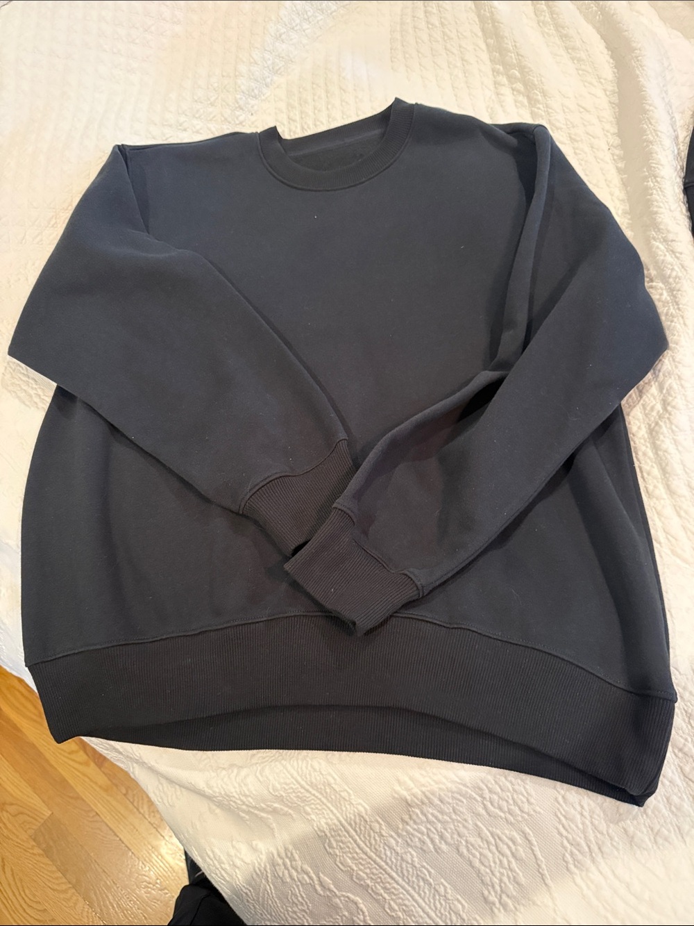 Classic Black Crewneck Sweatshirt
